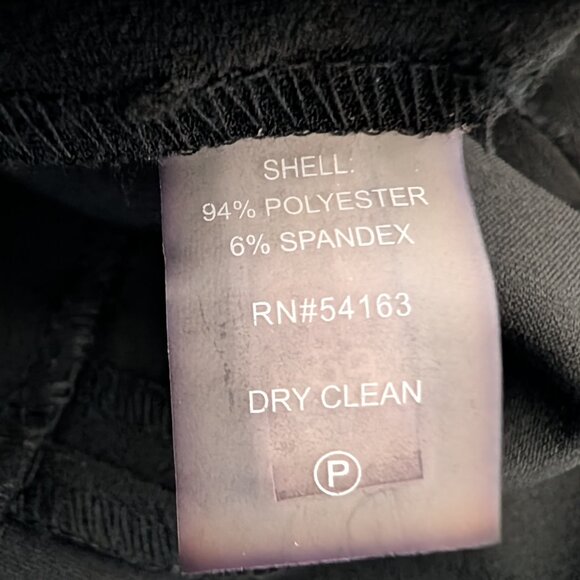 Calvin Klein Black Dress Bell Sleeve Round Neck  Size 8 - Picture 9 of 9